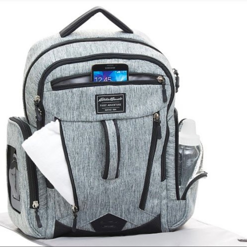 Eddie Bauer Rainier Back Pack Diaper Bag (missing top handle)